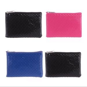 Cute Faux Leather Coin Purse, PU Leather, Pink & Blue are Left, Brand New